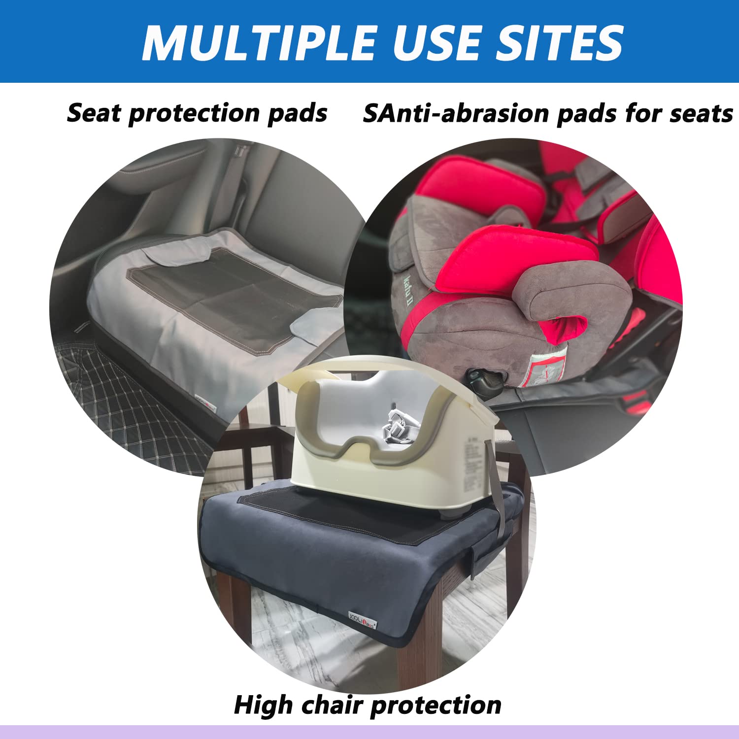 JOOLIO B&S wings clip-system, secures boosters on chairs.