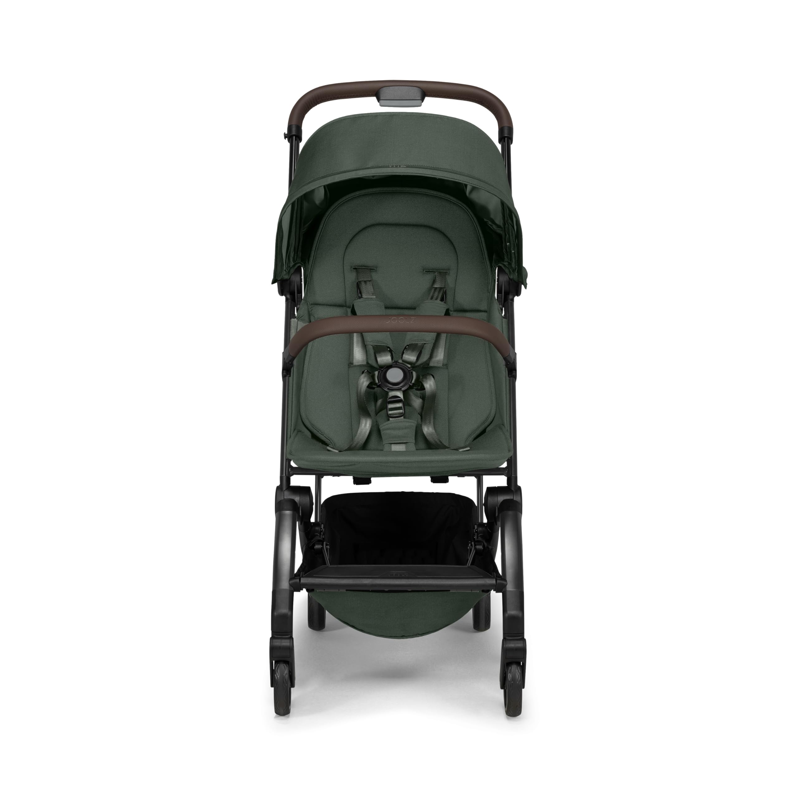Joolz AER+ bumper bar toy-hanging feature keeps toys within reach during strolls.