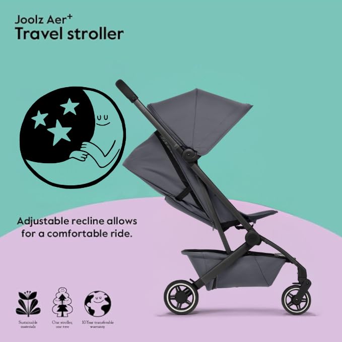 Joolz Aer+ all-terrain wheels ensure a smooth ride on diverse surfaces