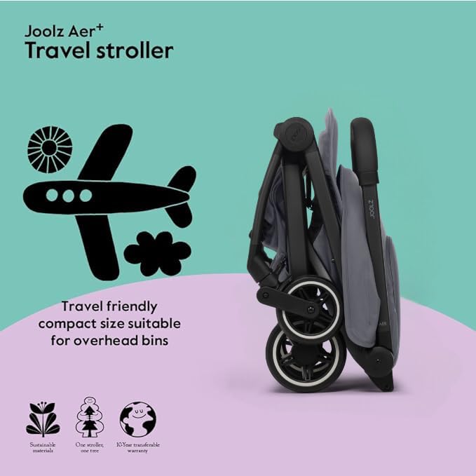 Joolz Aer+ travel pouch and strap simplify airport travel