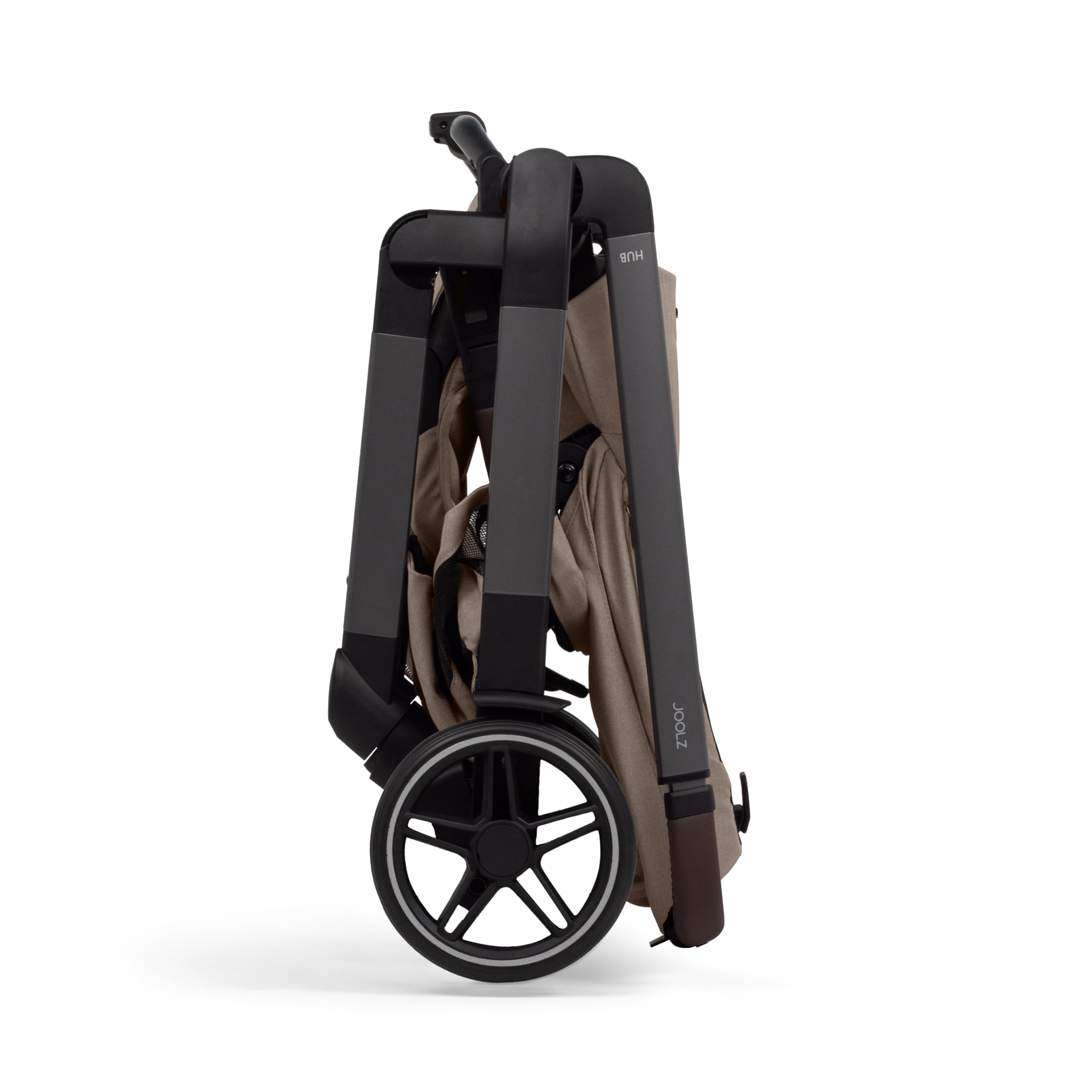 Joolz Hub2 Compact stroller Sandy Taupe carrycot option for newborn comfort