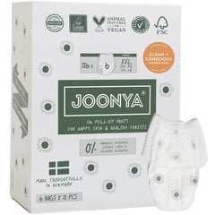 JOONYA pull-up pants size 6 XXL overnight diaper manufactured in Denmark for dry nights
