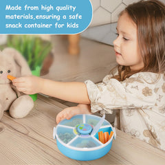 JOOPETALK removable divider adapts space for longer items inside the snack box.