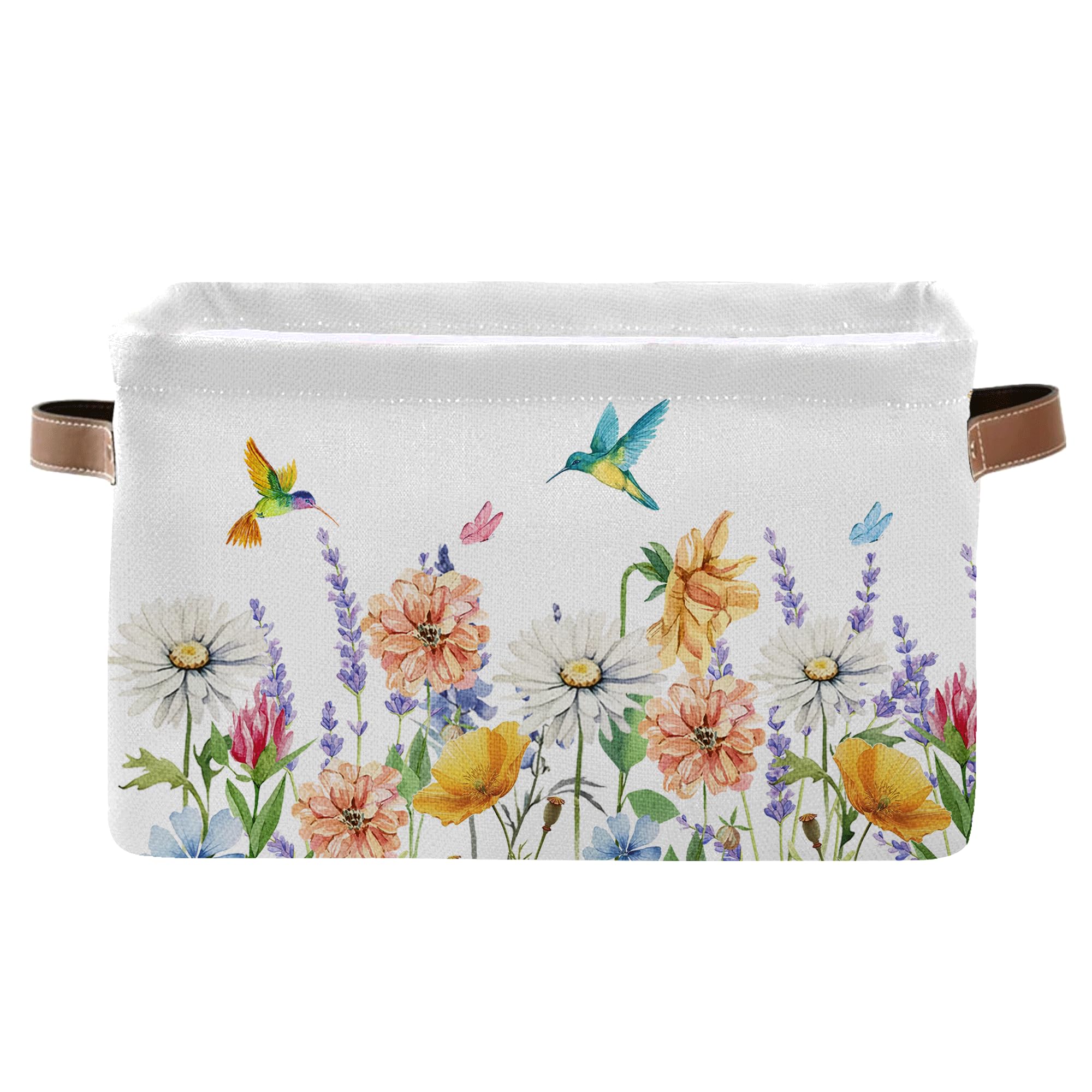JOPJOLIW flower storage bin full basket for clutter-free living
