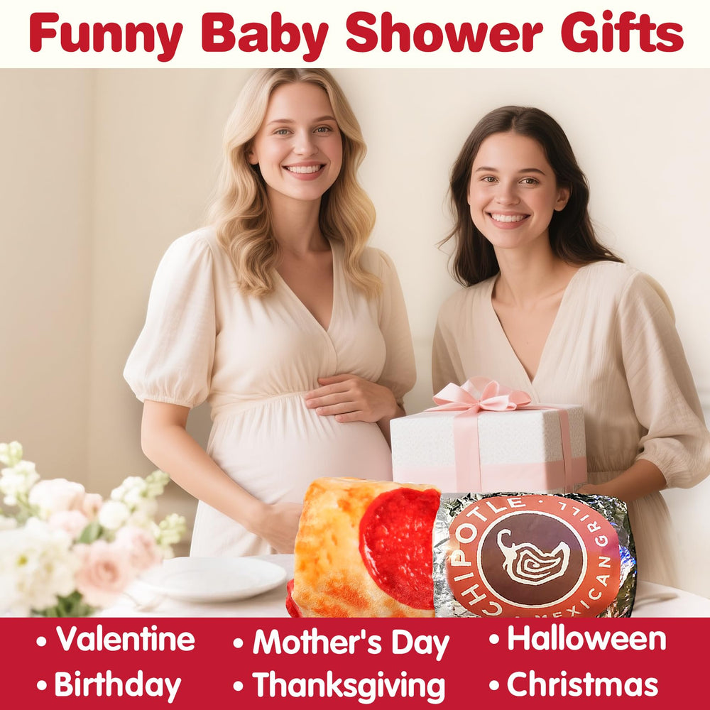 Jorbest Pizza Baby Blanket gift-pack suggests a thoughtful baby shower gift