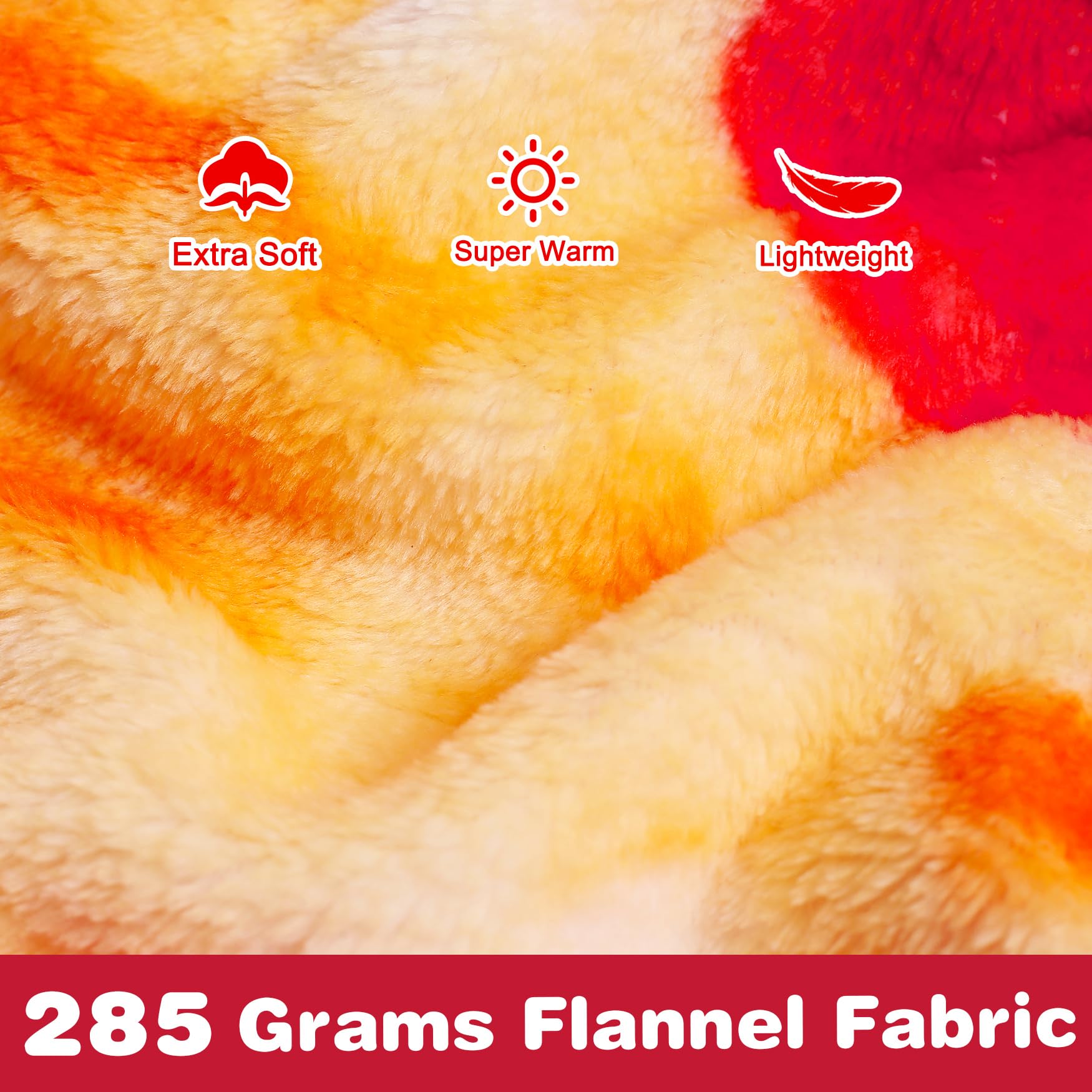 Jorbest Pizza Baby Blanket in crib demonstrates safe, comfortable napping companion