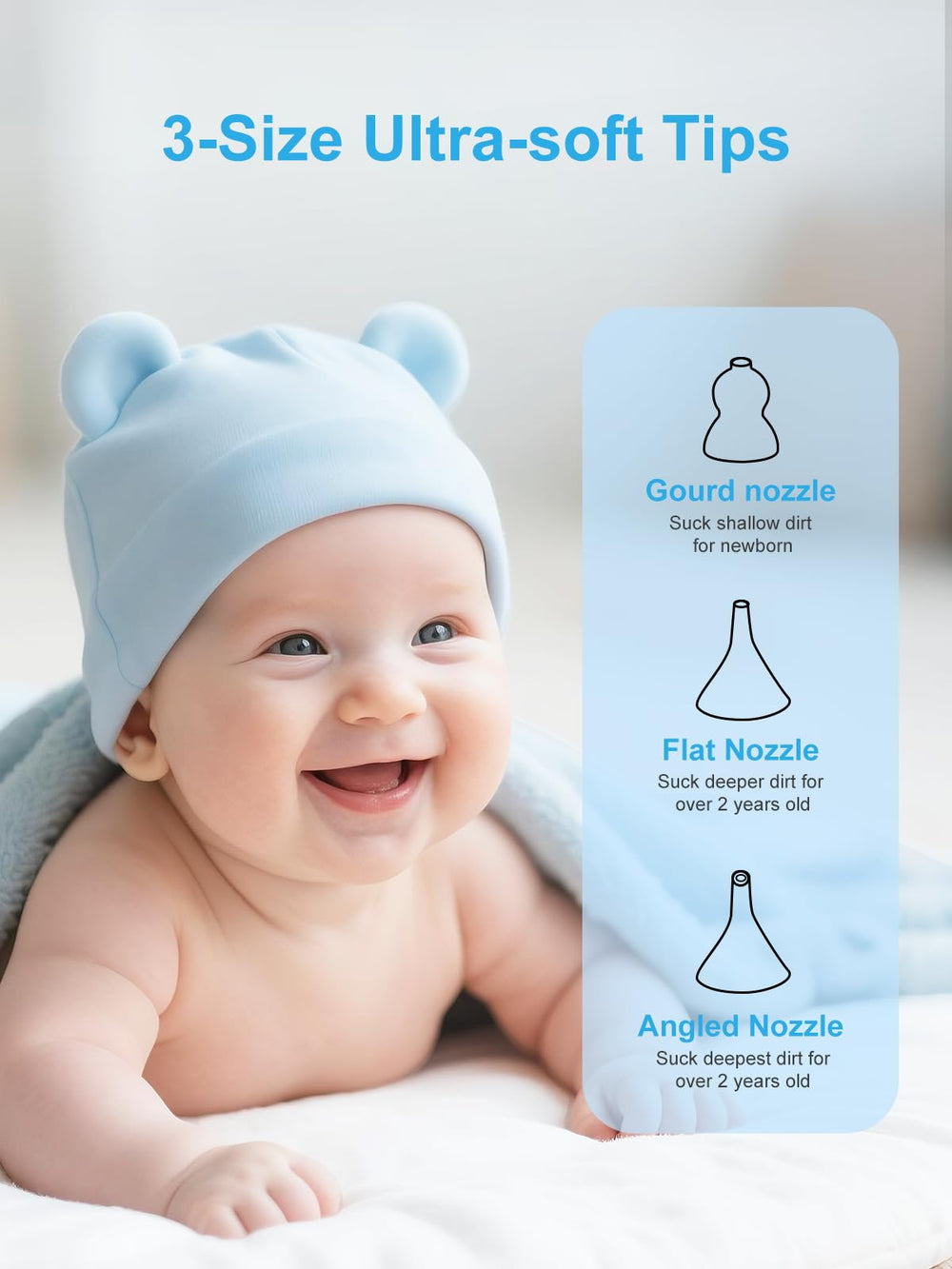 Jordcaslee storage case keeps tips clean and organized for hygienic storage.