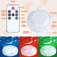 Joryuek pink crib mobile starlight projection brightens nursery mood
