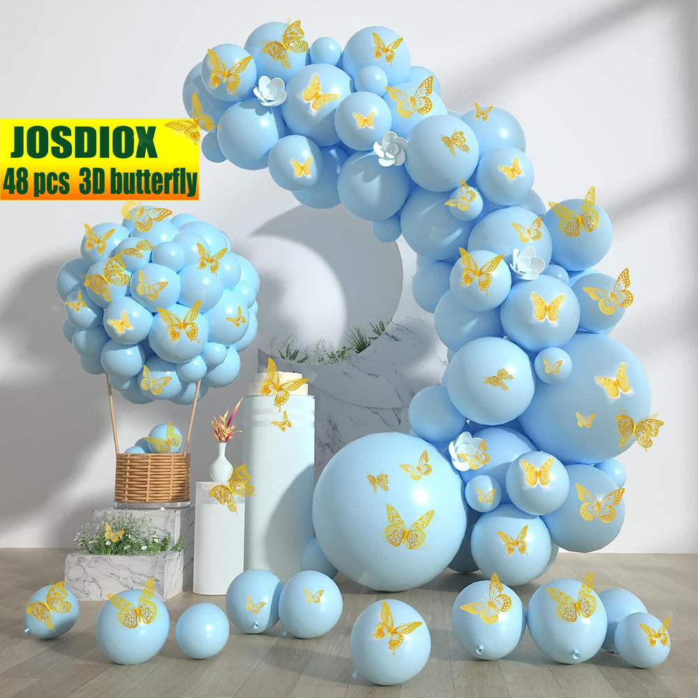 JOSDIOX butterfly party wedding decor for shimmering accents