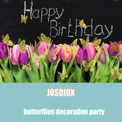 JOSDIOX gold yellow butterflies in four styles brighten celebrations