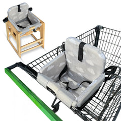 JoSeat shopping cart cover shields baby from germs during grocery trips