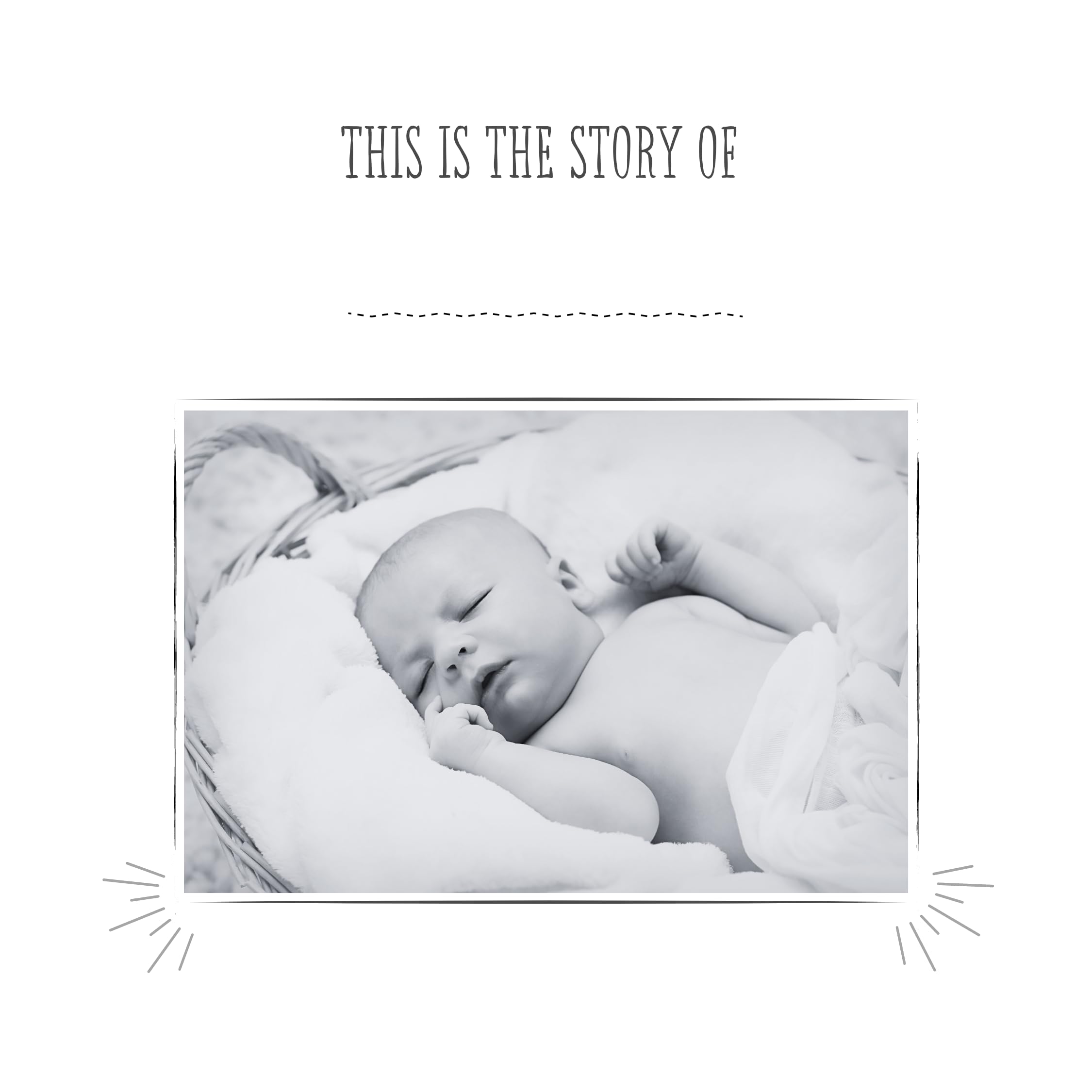 Joss & Lac Design easy prompts page view, simplifies busy parents recording firsts