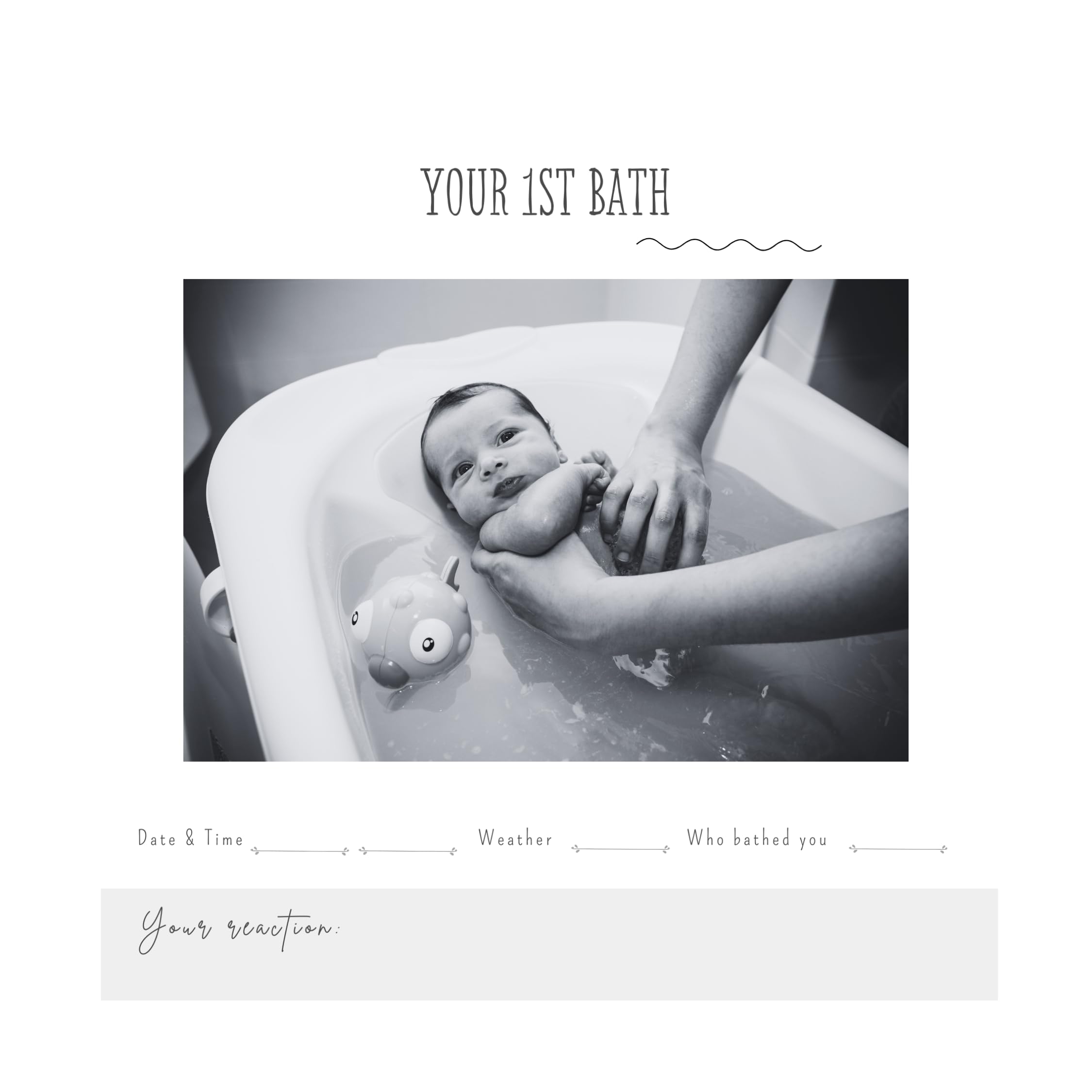 Joss & Lac Design Sky Star memory book photo pages provide space for ultrasound and smiles.