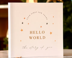 Joss & Lac Design Sky Star memory book ultrasound to firsts pages reserve precious memories.