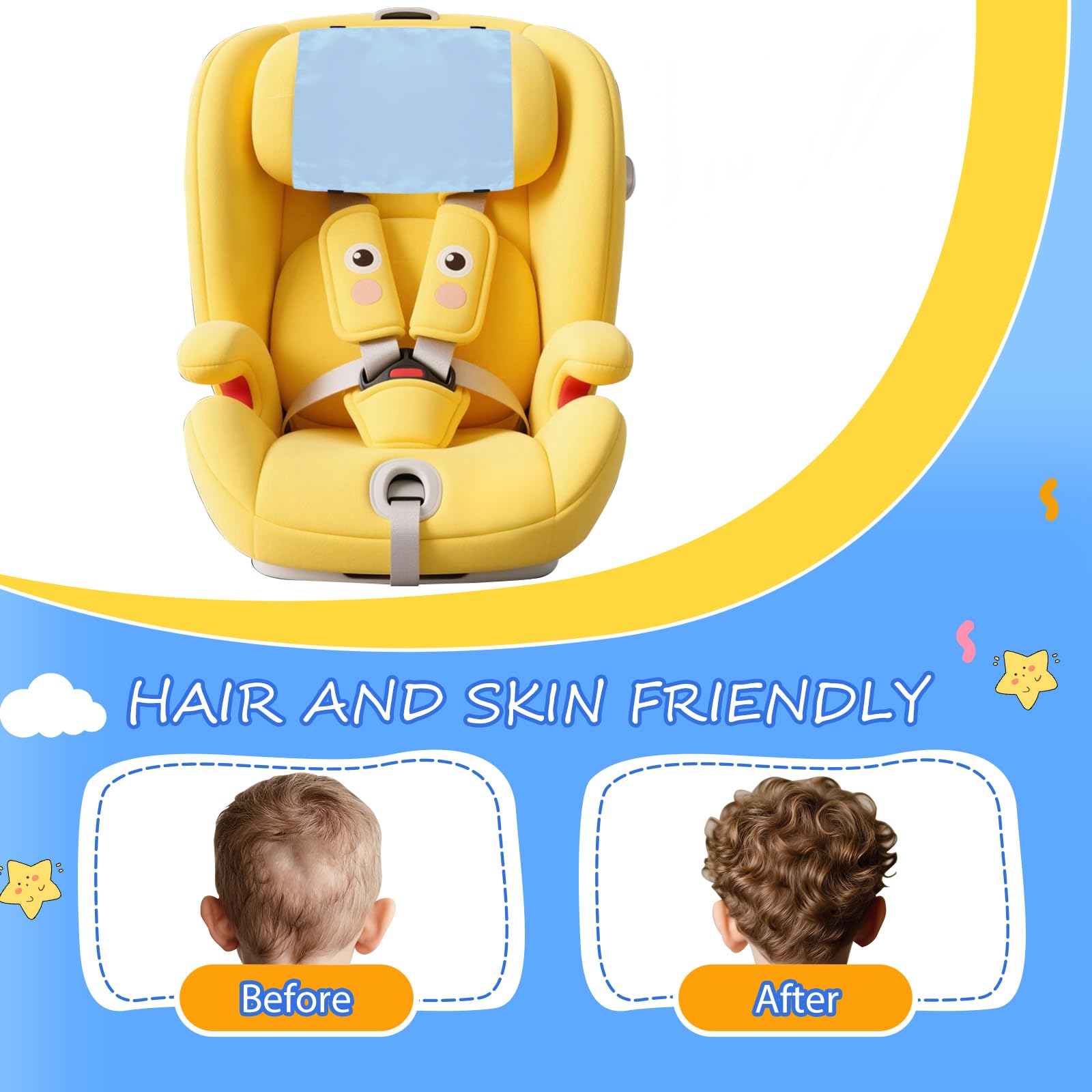 Josuyofo baby hair protection satin close-up highlights gentle friction-reducing texture.