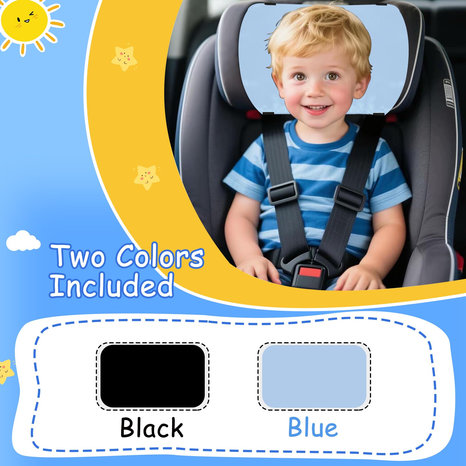 Josuyofo infant car-seat-stroller fit highlighting easy installation and secure hold during rides.