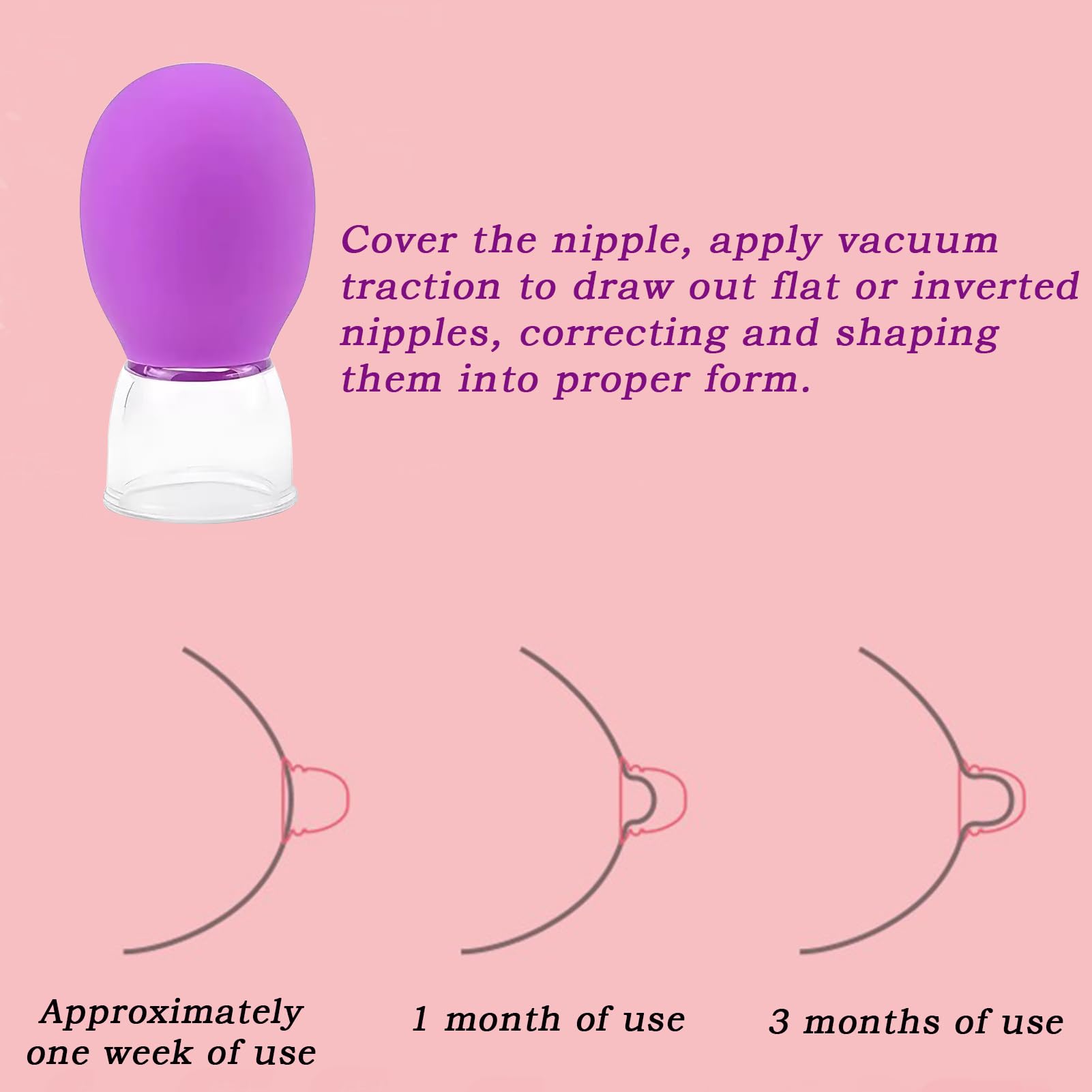Josuyofo nipple-corrector variety-kit showcases three styles for day and night use.