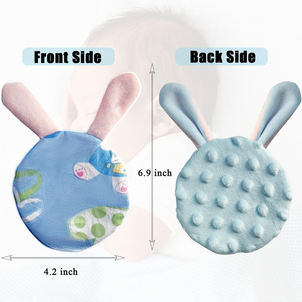 Josuyofo Scent Bonding Rabbit worn near heart to capture scent for baby reassurance.