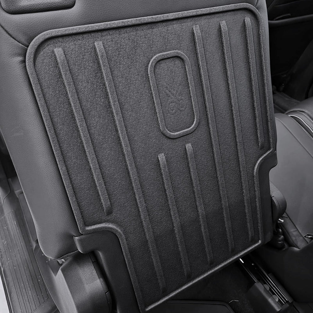 JOULARISE backrest mats cleaning-action demonstrates rinse or wipe maintenance