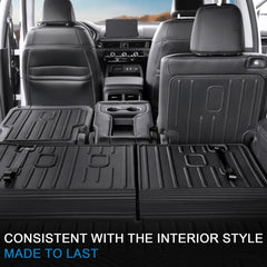 JOULARISE backrest mats for Honda Pilot 2024 fit guard 2nd-row seat backs from kicks
