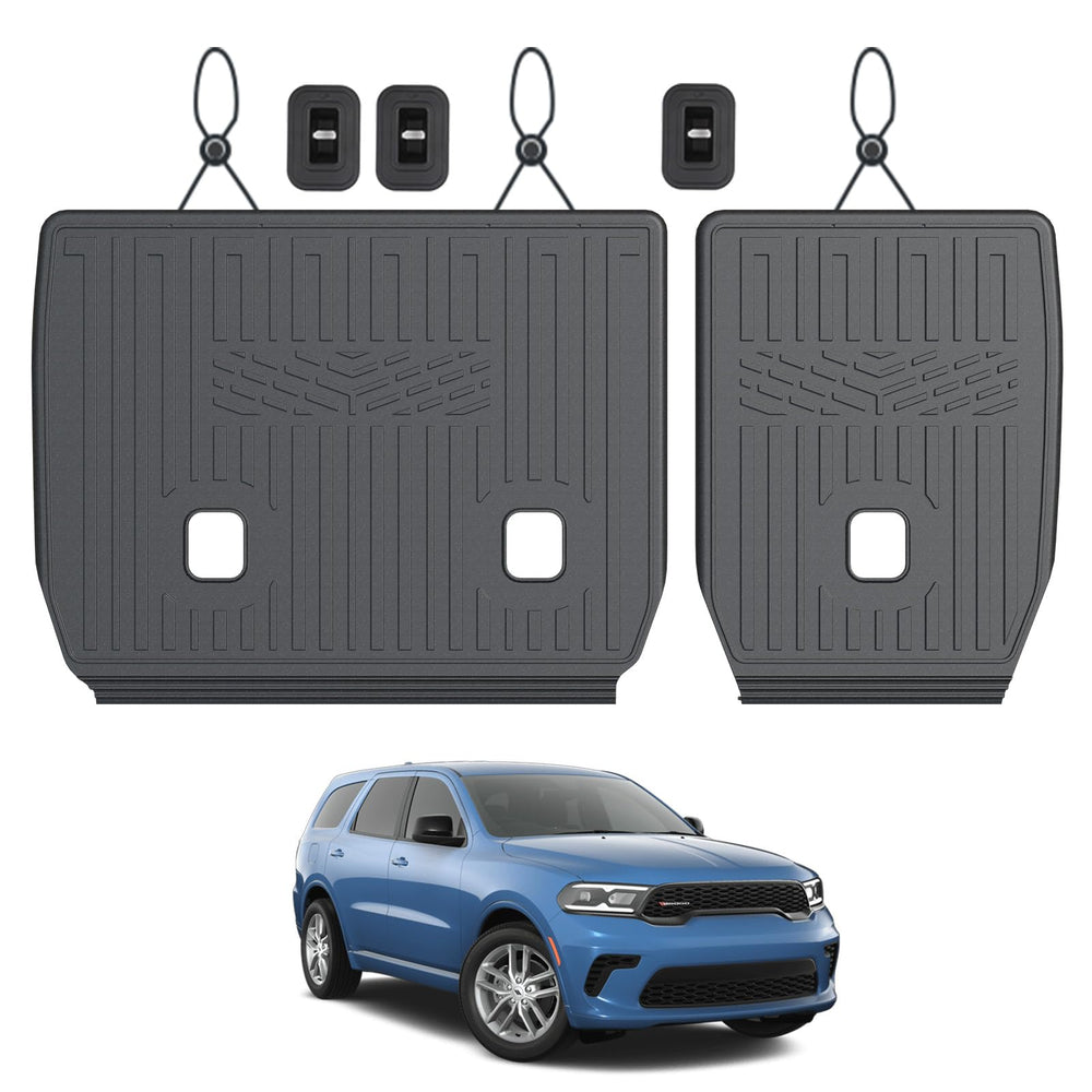 JOULARISE Durango kick mats backrest full-coverage protects rear seats from footprints.