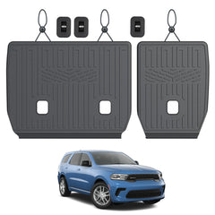 JOULARISE Durango kick mats backrest full-coverage protects rear seats from footprints.