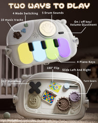 Jovow Baby Gym piano pedal invites kicking and musical exploration.