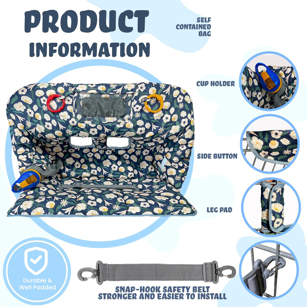 JOWEY extra-large cover fits most carts securely.