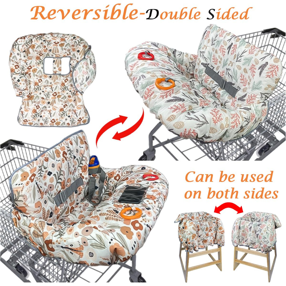 JOWEY waterproof layer keeps baby dry on carts and high chairs