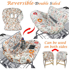 JOWEY waterproof layer keeps baby dry on carts and high chairs
