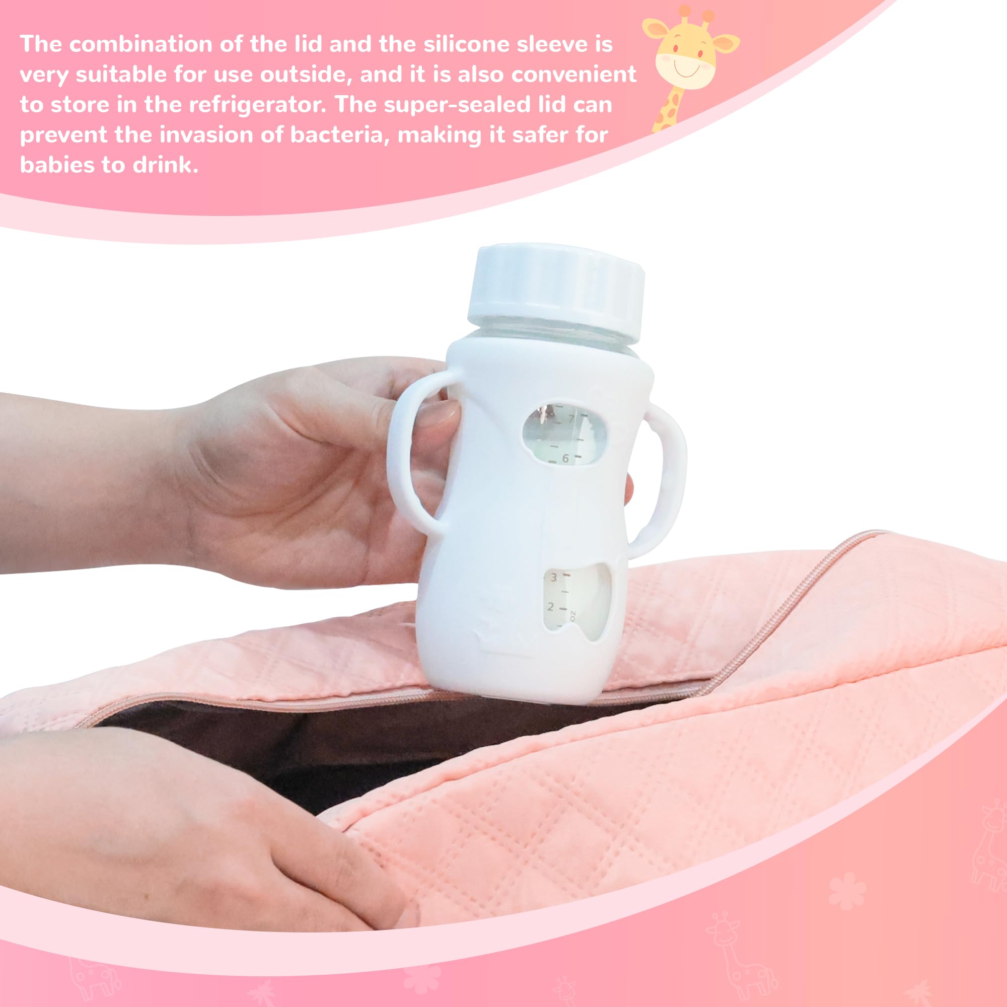 Joxodak dishwasher-safe silicone sleeve is easy to clean and reuse.