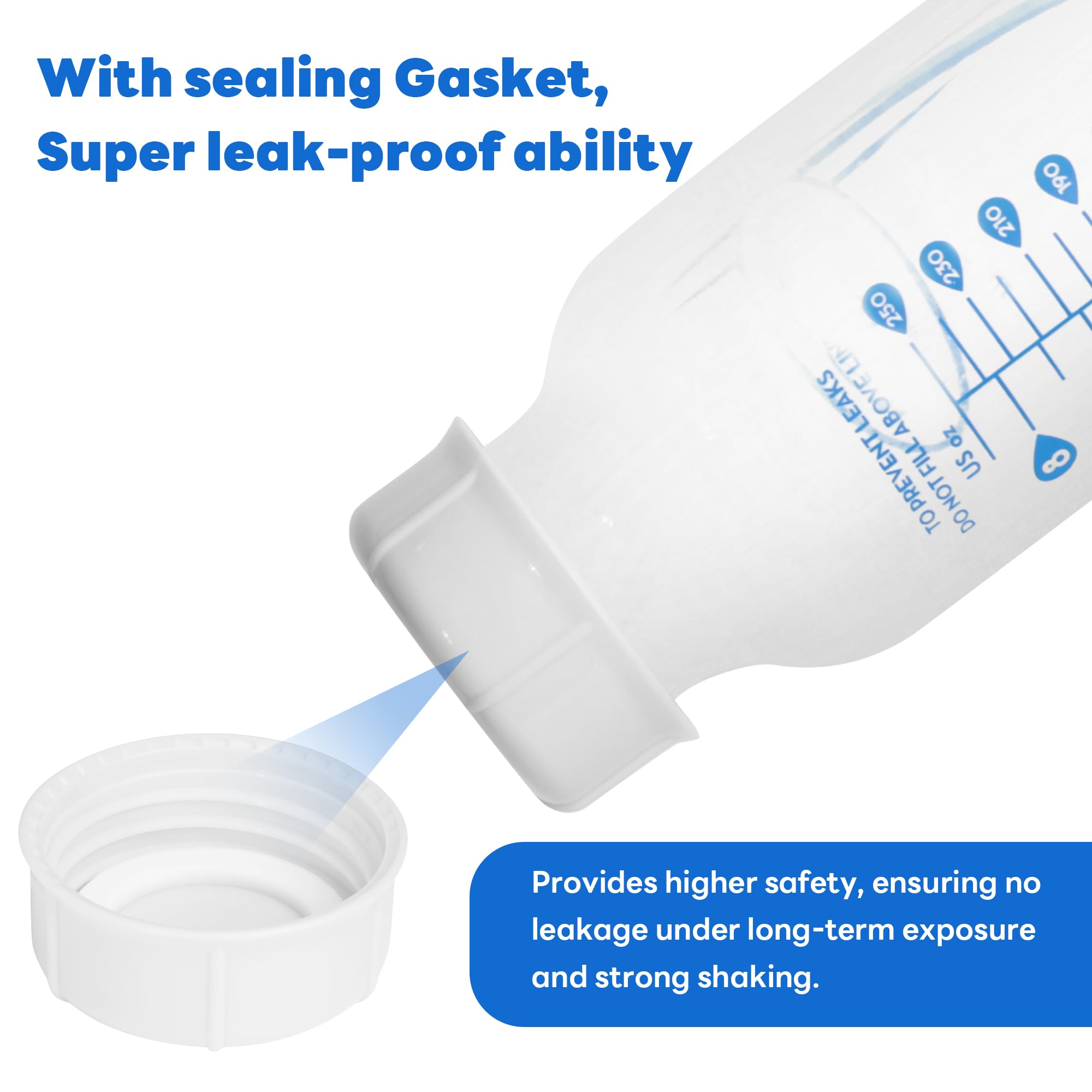 Joxodak bottle caps seal tightly to prevent leaks during travel