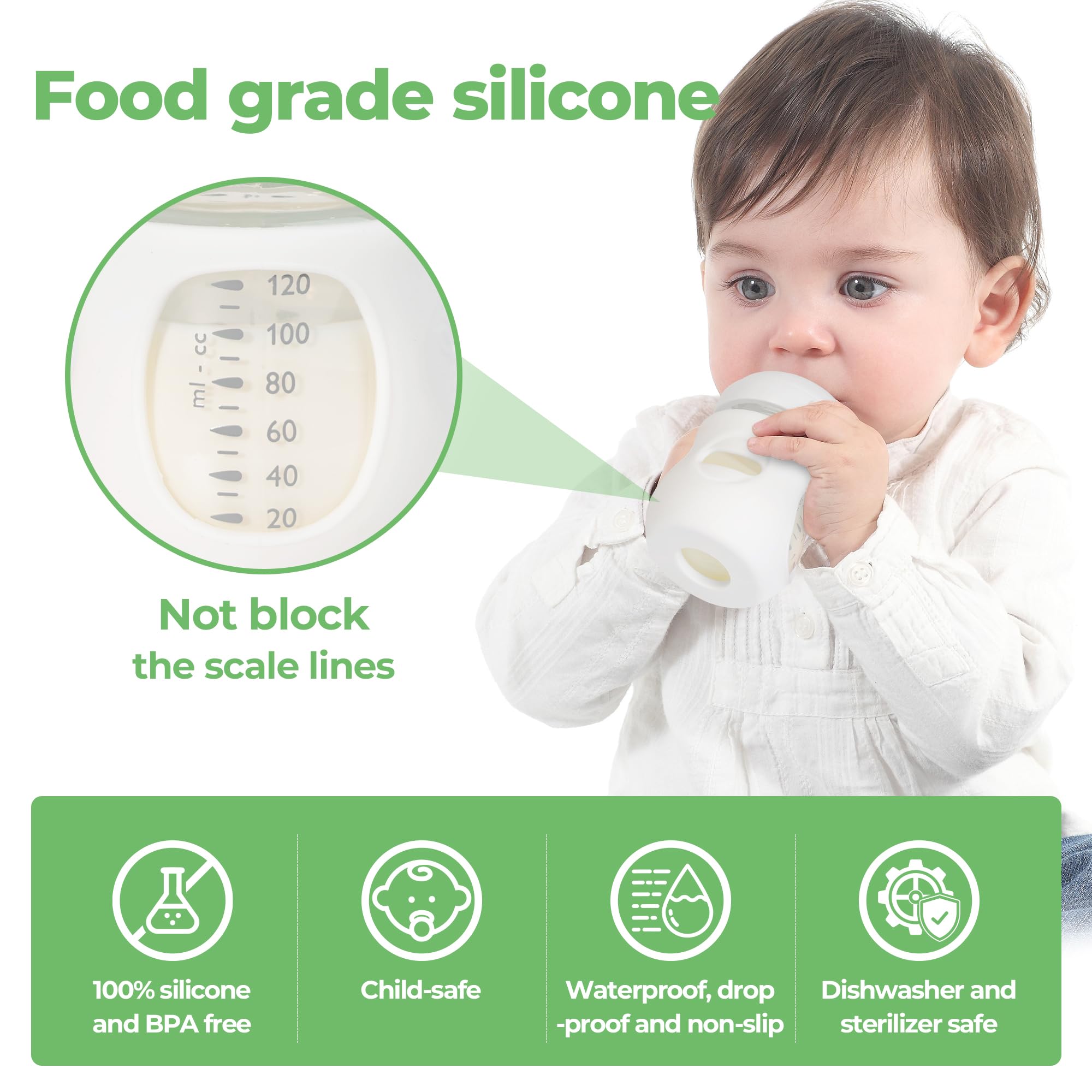 Joxodak blue silicone sleeve on bottle improves handling and visibility.