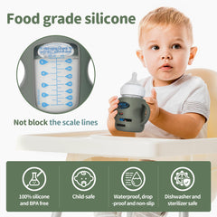 Joxodak dark blue sleeve close-up highlighting durable, food-grade silicone.