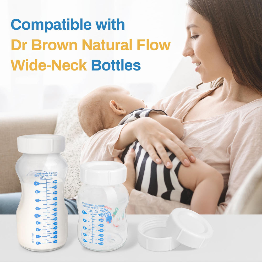 Joxodak travel cap for wide-neck 9oz bottles provides reliable seals during travel