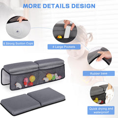 JOY ANAN bath toys organizer pockets keep toys within reach during bath time.