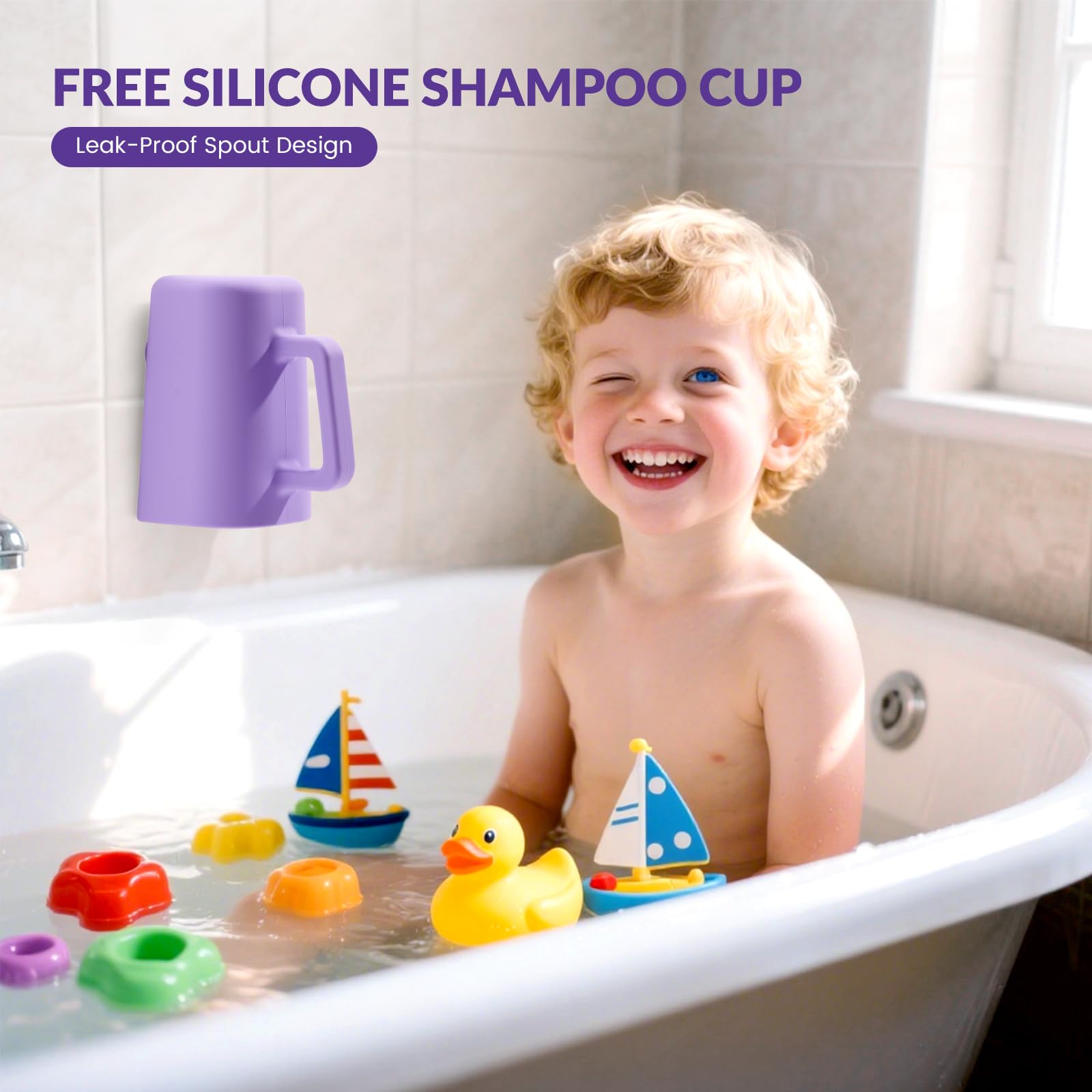 JOY ANAN suction-cups-secure-mount keeps basin steady on tub or sink