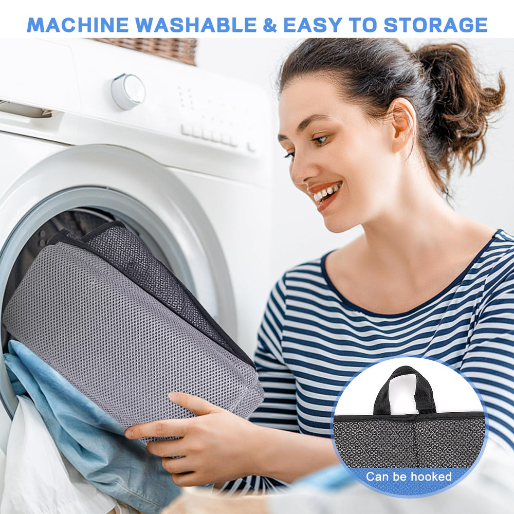 JOY ANAN portable travel bag folds kneeler for easy on-the-go baths.
