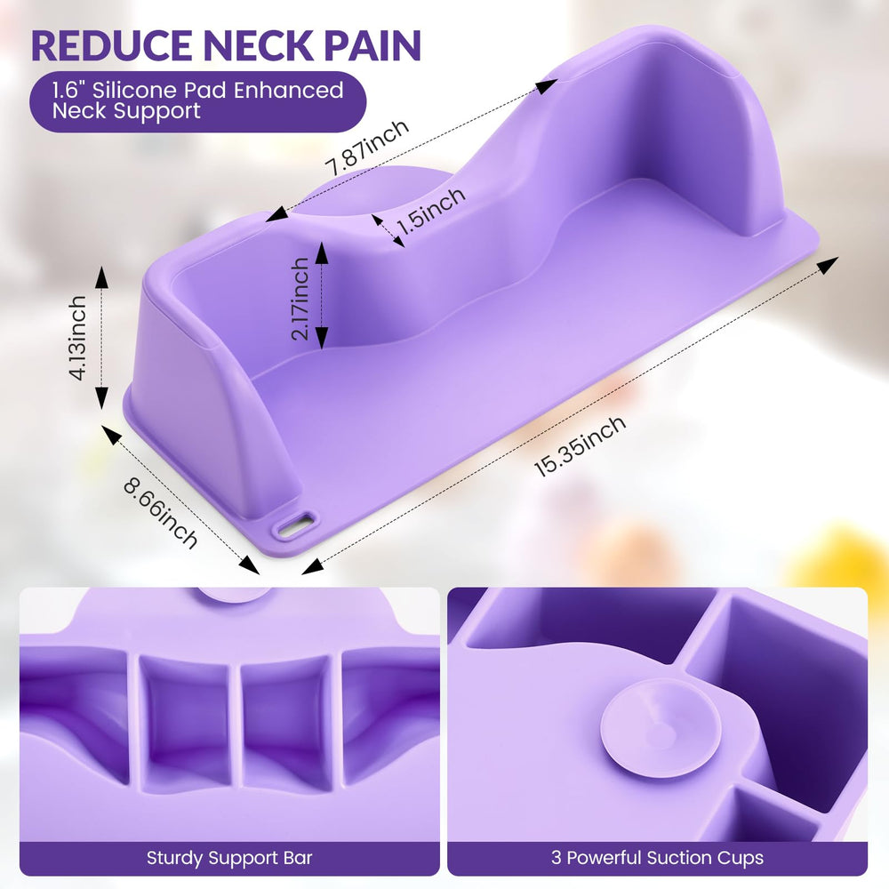 JOY ANAN wide-silicone-pad reduces neck tension during use