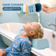 JOY ANAN hair-washing-station-kids-neck-support-bars stabilize the head and reduce strain during washing.