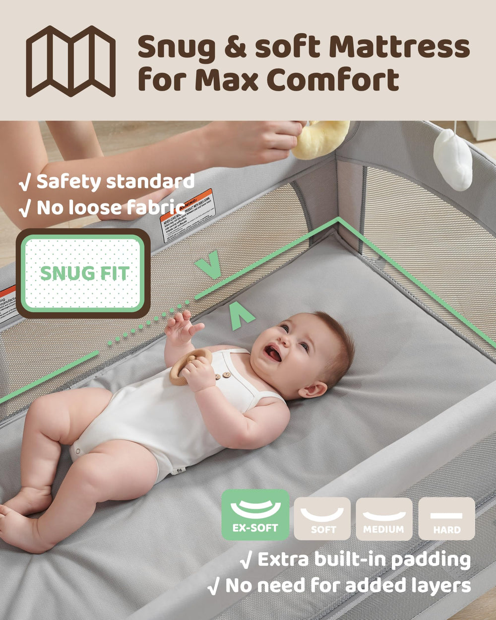 Joybai detachable changing table offering convenient diaper changes
