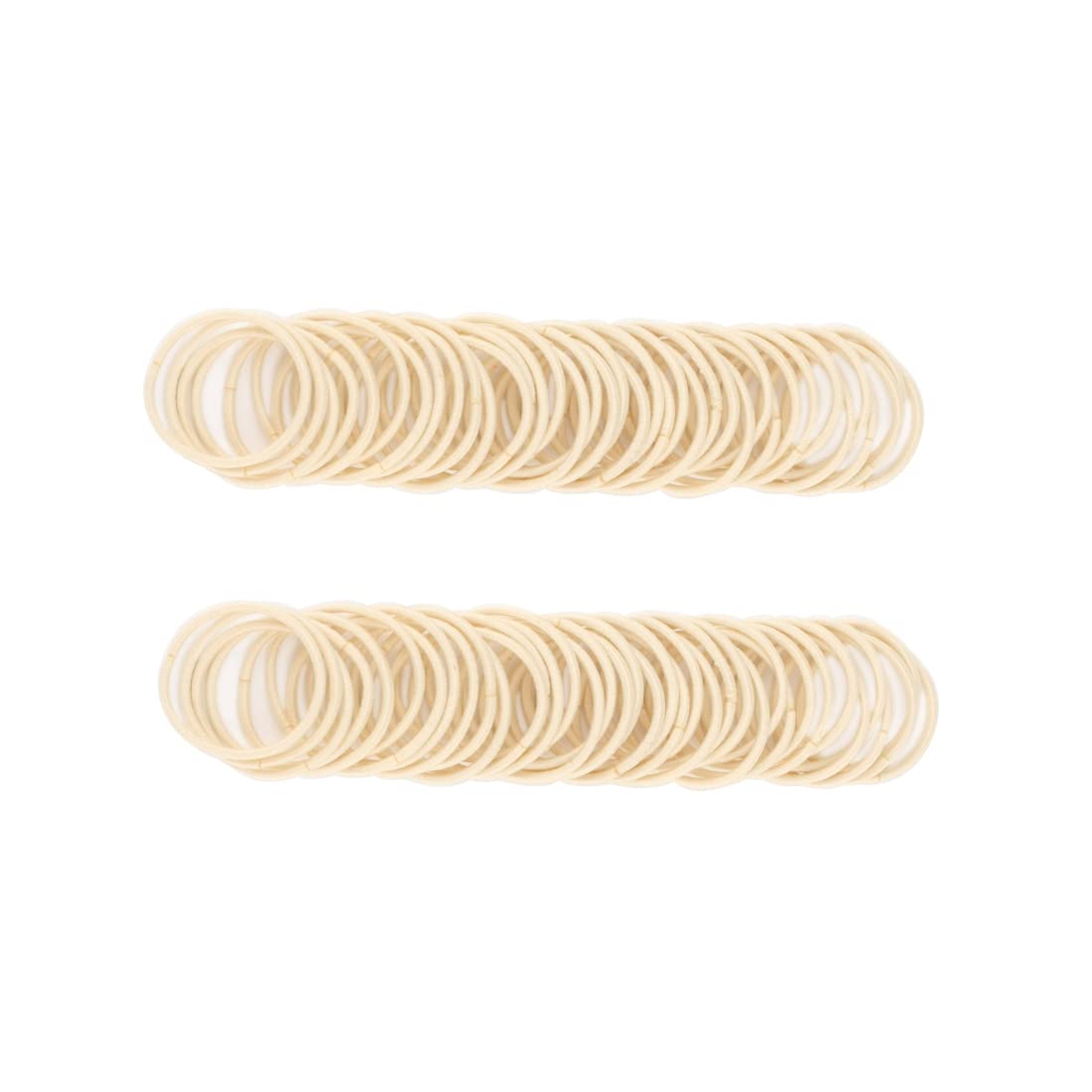 Joyeah baby hair ties mini beige set for delicate toddler hairstyles with gentle hold.