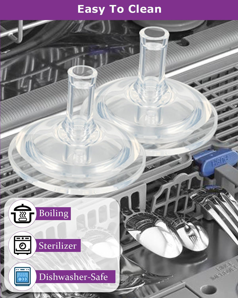 Joyfeed 6-months-and-up nipple suitable for growing babies' sipping stage