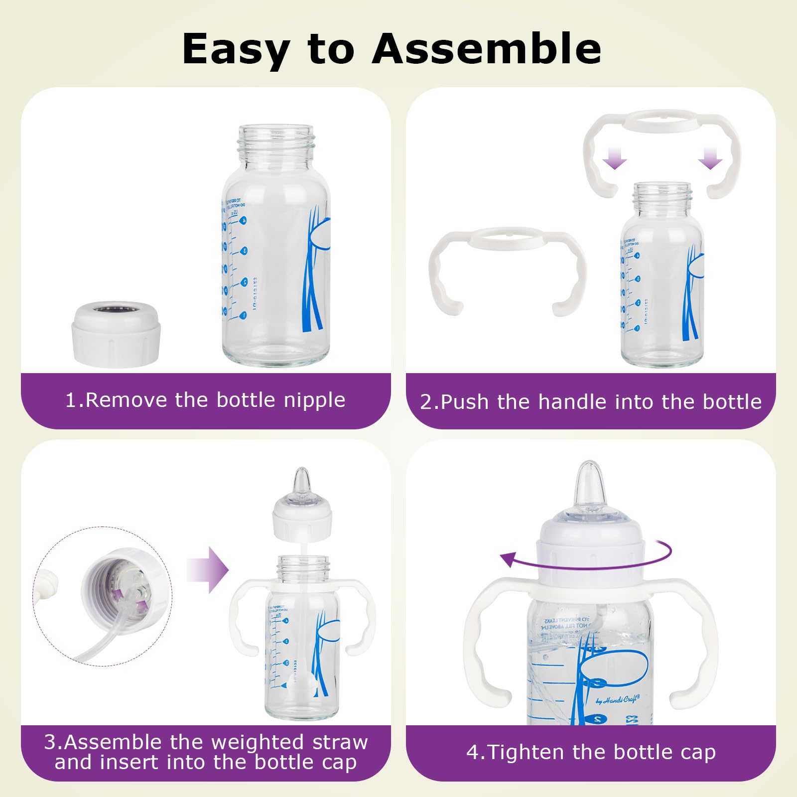Joyfeed all-in-one kit shows spouts, Sippys, cases, and brushes