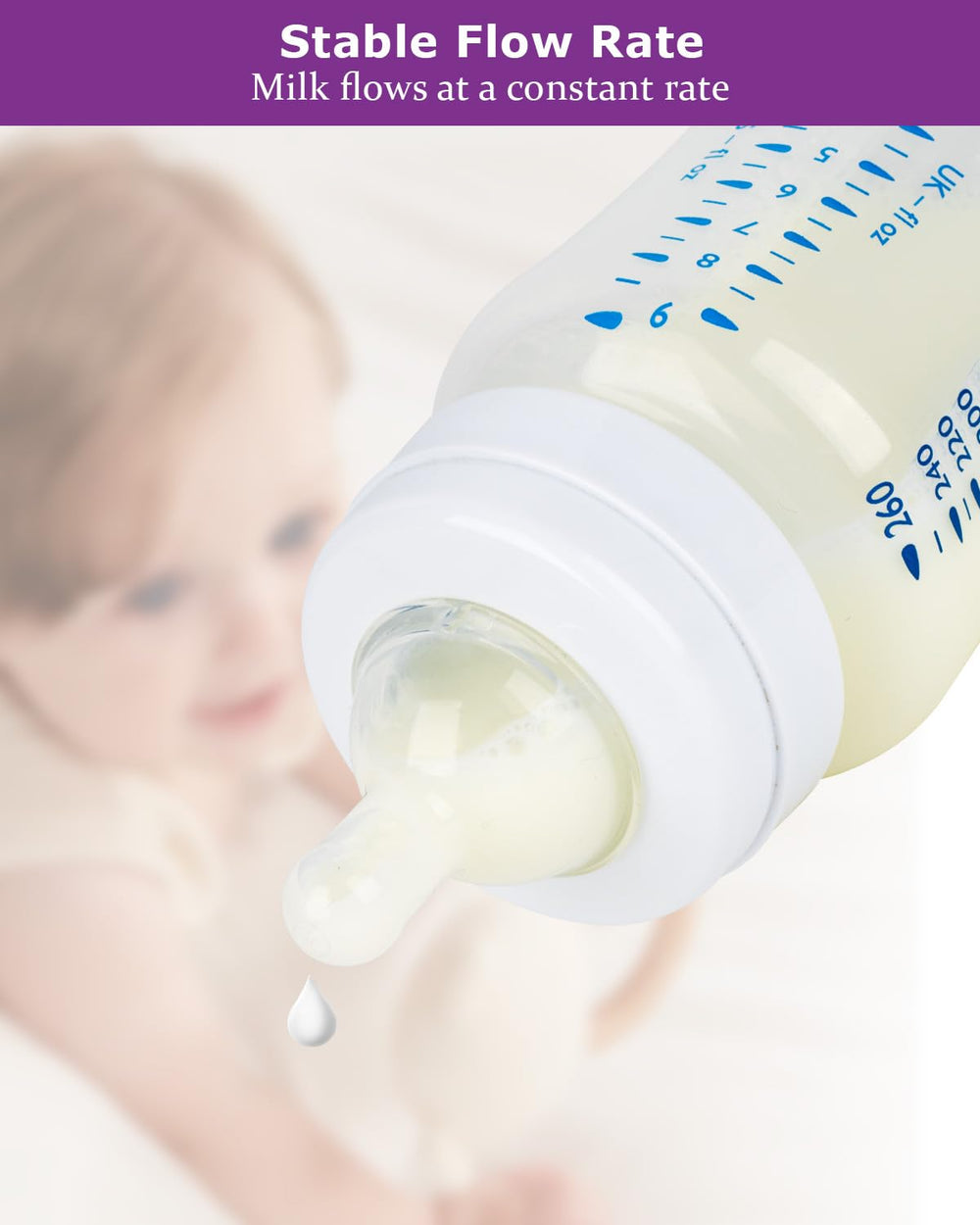 Joyfeed nipple compatible with Philips Avent Anti-Colic bottles during feeding