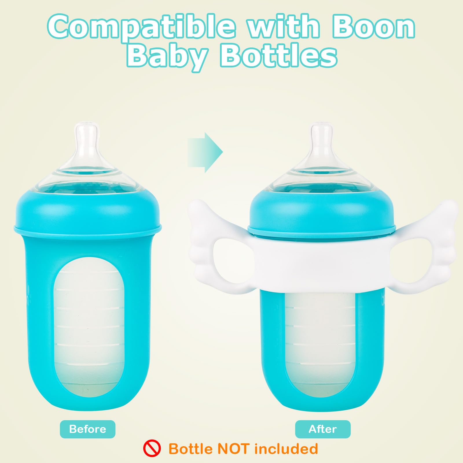 joyfeed easy-grip handle supports self-feeding with a comfortable, steady hold during meals.