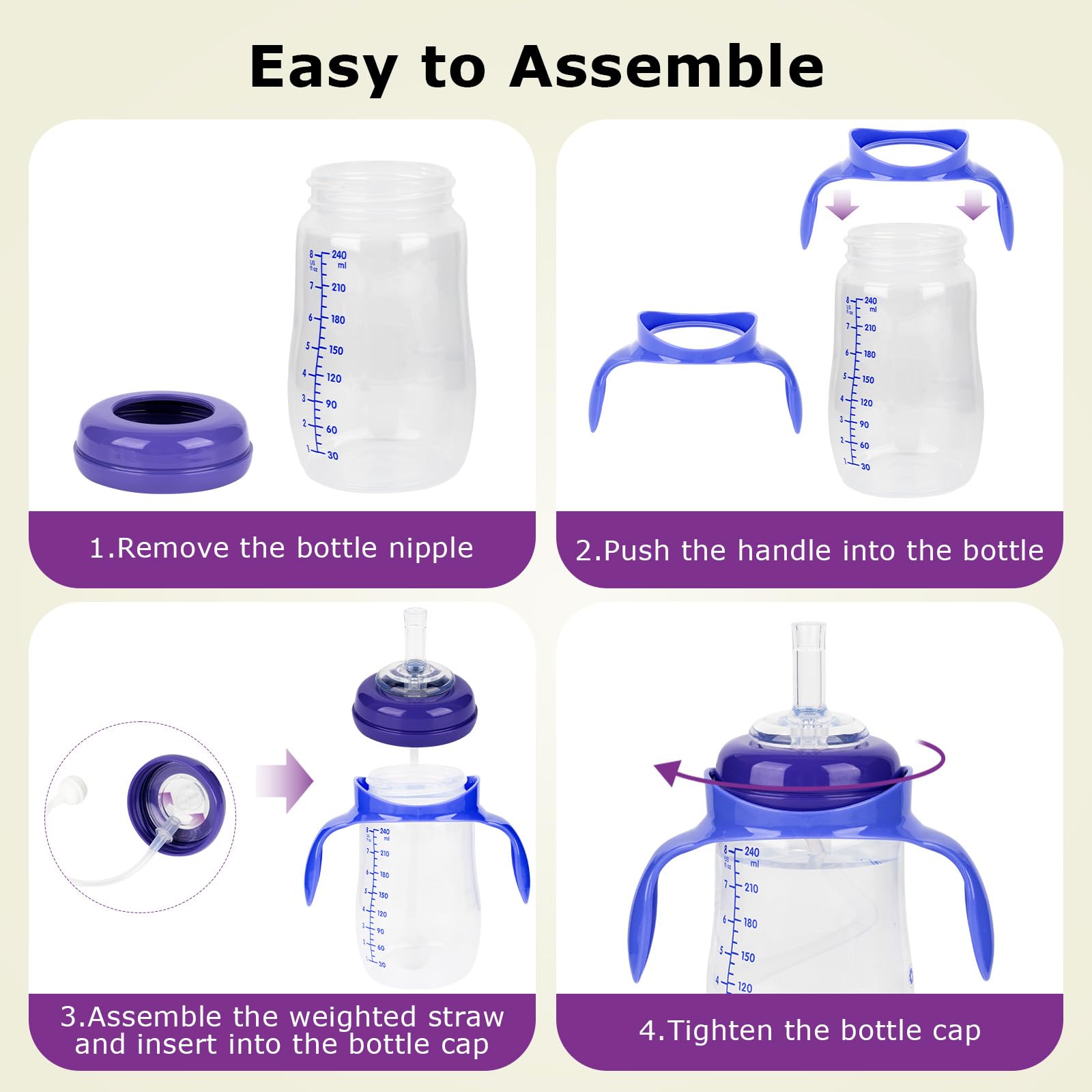 Joyfeed easy-grip handle supports toddler independence