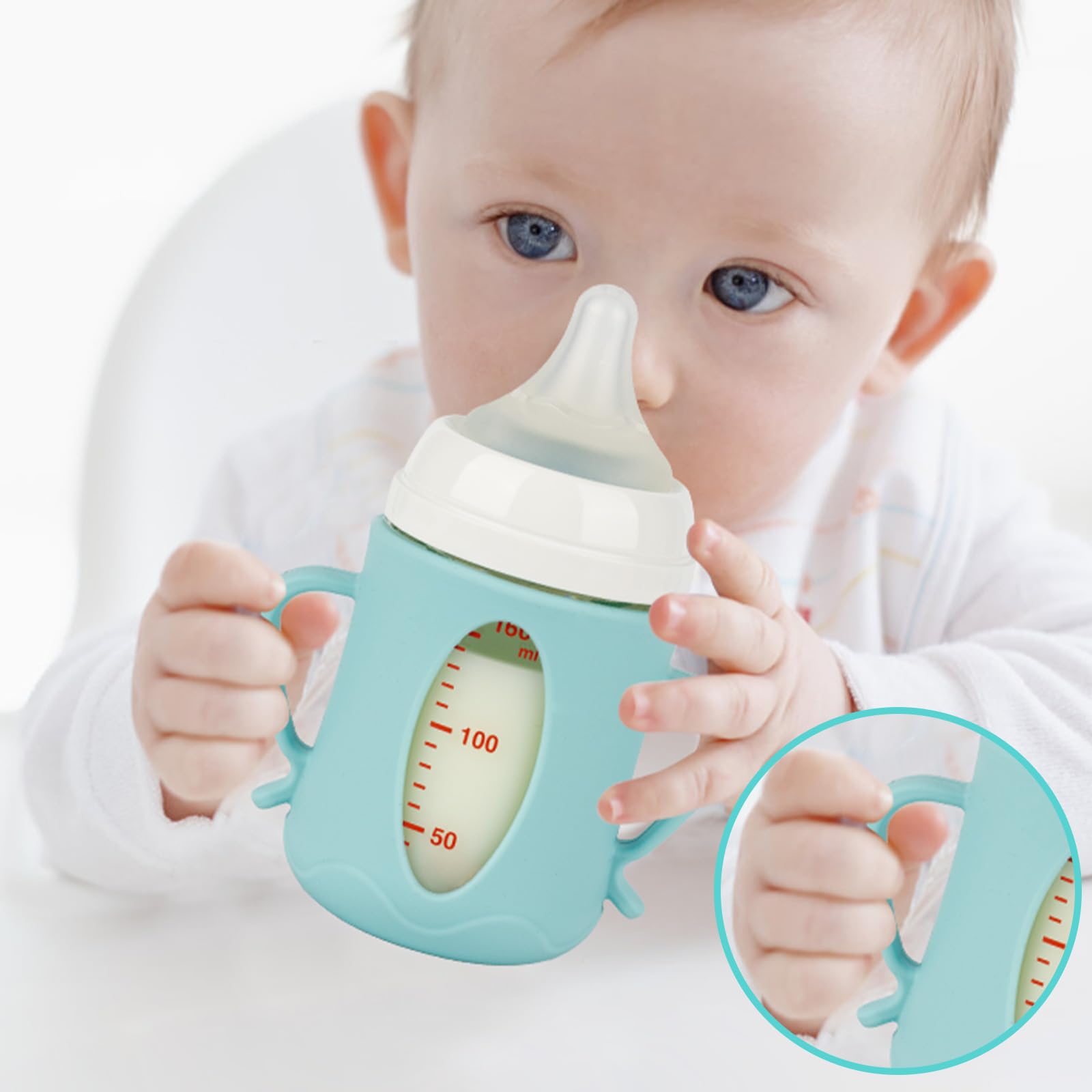 Joyfeed glass bottle protection sleeve improves grip and reduces slip risk