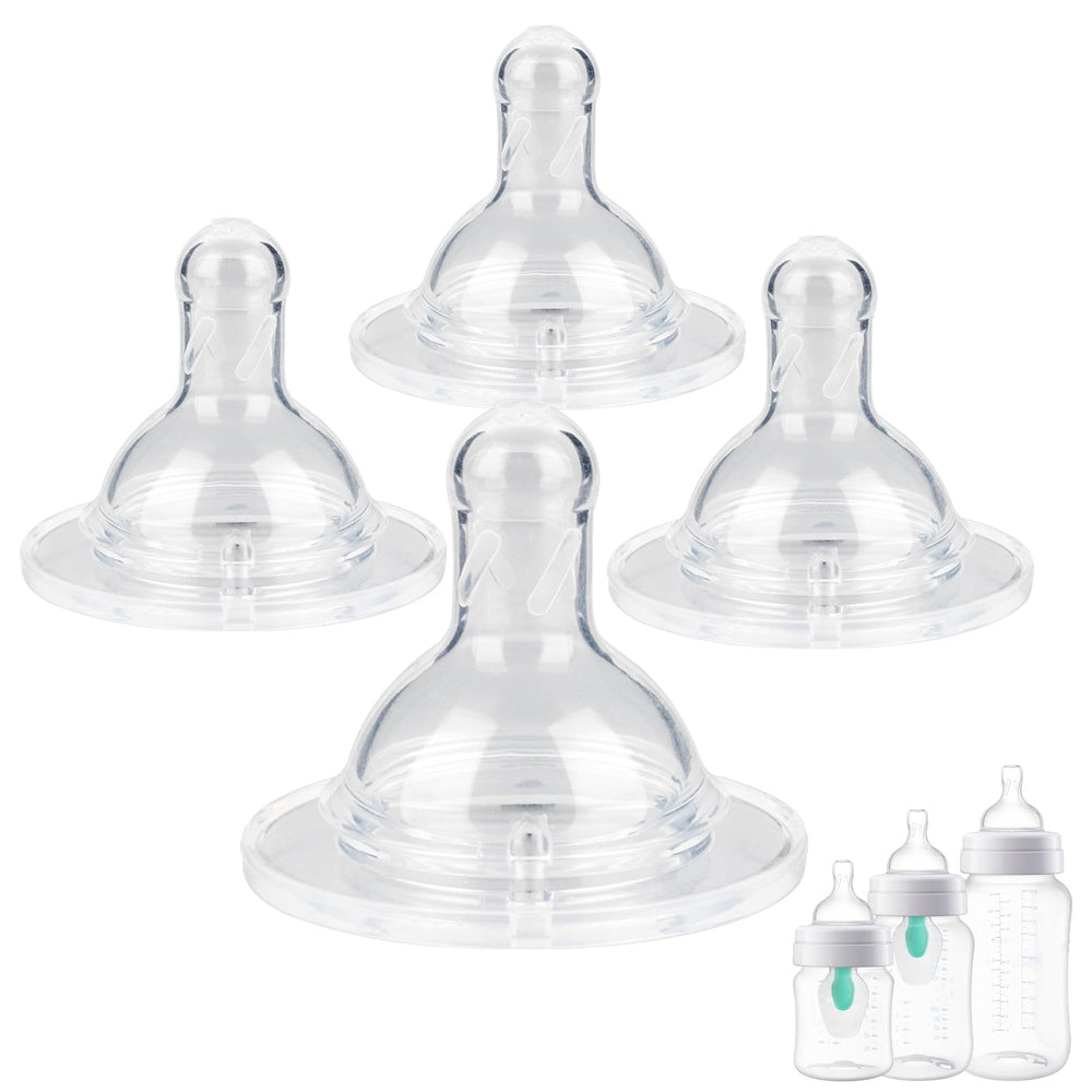 Joyfeed nipple kit shows three growth sizes to match baby's feeding pace.