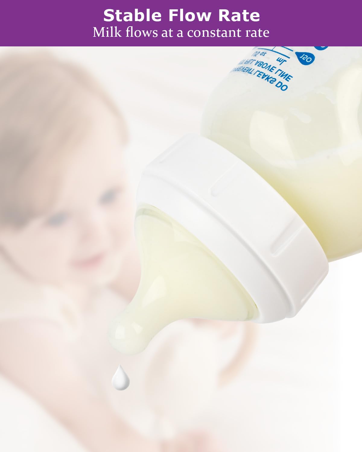 Joyfeed nipple compatibility with Dr. Brown's Wide-Nick bottles for easy setup.